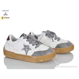 Кросівки дитячі модні Весна/осінь A261097 white-grey (7 пар р.31-37) "Clibee-Doremi" недорого оптом від прямого постачальника
