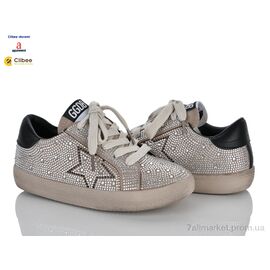 Кросівки дитячі модні Весна/осінь ABC2586-1 beige (7 пар р.31-37) "Clibee-Doremi" недорого оптом від прямого постачальника