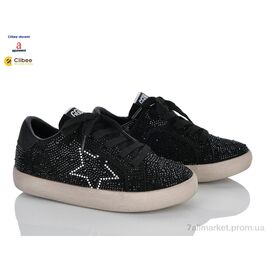 Кросівки дитячі модні Весна/осінь ABC2586-1 black (7 пар р.31-37) "Clibee-Doremi" недорого оптом від прямого постачальника