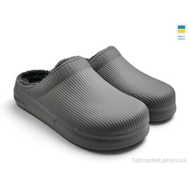 Фотография Сабо мужские зима С117 сірий (6 пар р.41-45) "Rai shoes" недорого оптом от прямого поставщика