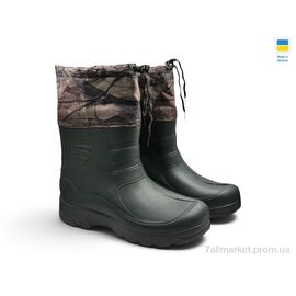 Чоботи з піни чоловічі Зима Б12 хакі (12 пар р.41-45) "Rai shoes" недорого оптом від прямого постачальника