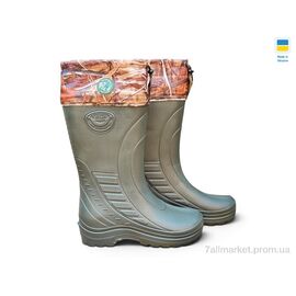 Чоботи з піни чоловічі Зима Б9 хакі (6 пар р.41-46) "Rai shoes" недорого оптом від прямого постачальника
