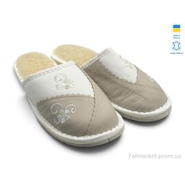 Тапки жіночі для будинку Зима Тапмал 001 бежевий (6 пар р.36-41) "Rai shoes" недорого оптом від прямого постачальника