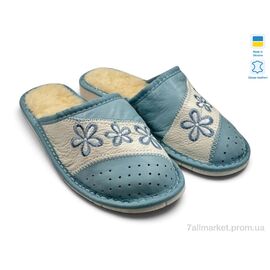Тапки жіночі для будинку Зима Тапмал 001 блакитний (6 пар р.36-41) "Rai shoes" недорого оптом від прямого постачальника