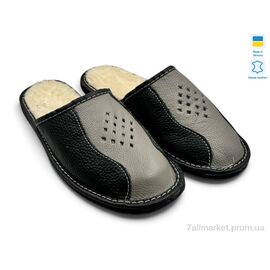 Тапки чоловічі домашні Зима Тапмал 003 чорний (6 пар р.41-45) "Rai shoes" недорого оптом від прямого постачальника