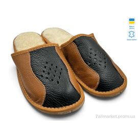 Тапки чоловічі домашні Зима Тапмал 003 рудий (6 пар р.41-45) "Rai shoes" недорого оптом від прямого постачальника
