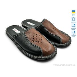 Тапки чоловічі домашні Весна/осінь Тапмал 004 чорний (6 пар р.41-45) "Rai shoes" недорого оптом від прямого постачальника