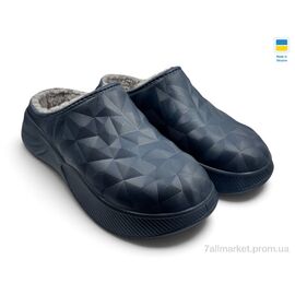 Фотография Сабо мужские зима 803 т.синій (8 пар р.41-46) "Rai shoes" недорого оптом от прямого поставщика