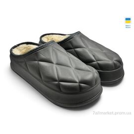 Фотография Сабо мужские зима 802 т.сірий (6 пар р.41-46) "Rai shoes" недорого оптом от прямого поставщика