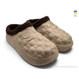 Сабо для жінок літні Зима 604 капучіно (8 пар р.36-41) "Rai shoes" недорого оптом від прямого постачальника