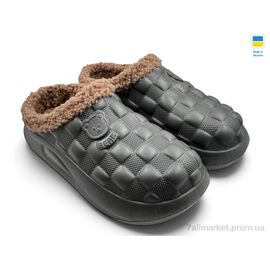 Сабо для жінок літні Зима 604 т.сірий (8 пар р.36-41) "Rai shoes" недорого оптом від прямого постачальника