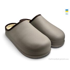 Фотография Сабо мужские зима 800 бежевий (8 пар р.41-46) "Rai shoes" недорого оптом от прямого поставщика