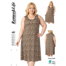 Нічня жіноча 8287 beige р.L-4XL "Cotpark" недорого оптом від прямого постачальника