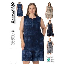 Жіночий сарафан 8297 grey р.L-4XL "Cotpark" недорого оптом від прямого постачальника