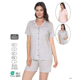 Піжама легка жіноча 19053 pink р.M-2XL "Cotpark" недорого оптом від прямого постачальника