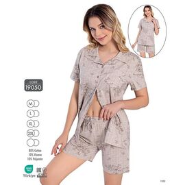 Піжама жіноча 19050 beige р.M-2XL "Cotpark" недорого оптом від прямого постачальника