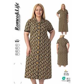 Халат жіночий 8264 beige р.XL-4XL "Cotpark" недорого оптом від прямого постачальника