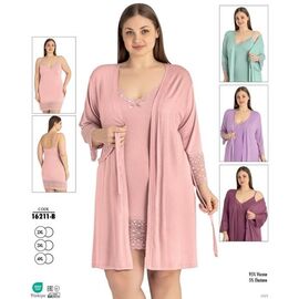 Комплект жіночий 16211B purple р.2XL-4XL "Cotpark" недорого оптом від прямого постачальника
