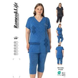 Костюм жіночий 6187 black р.2XL-6XL "Cotpark" недорого оптом від прямого постачальника
