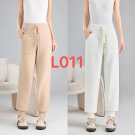 Штани спортивні жіночі L011 beige р.M-XL "Estima" недорого оптом від прямого постачальника