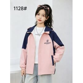 Фотография Куртка детская демисезонная на девочку 8128 peach р.8-12 "Flong" недорого оптом от прямого поставщика