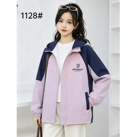 Фотография Куртка детская демисезонная на девочку 8128 pink р.8-12 "Flong" недорого оптом от прямого поставщика