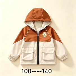 Фотография Куртка детская демисезонная на мальчика 882603 camel р.3-7 "Flong" недорого оптом от прямого поставщика