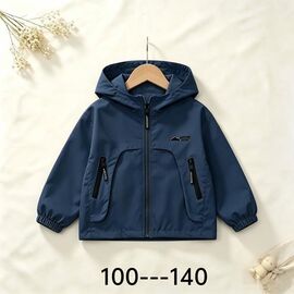 Фотография Куртка детская демисезонная на мальчика 882611 navy р.3-7 "Flong" недорого оптом от прямого поставщика
