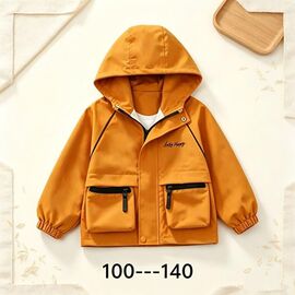 Фотография Куртка детская демисезонная на мальчика 882625 orange р.3-7 "Flong" недорого оптом от прямого поставщика