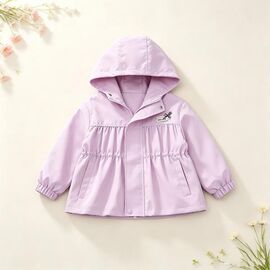Фотография Куртка детская демисезонная на девочку 882658 lilac р.3-7 "Flong" недорого оптом от прямого поставщика