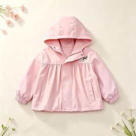 Фотография Куртка детская демисезонная на девочку 882658 pink р.3-7 "Flong" недорого оптом от прямого поставщика