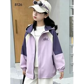 Фотография Куртка детская демисезонная на девочку 8126 lilac р.8-12 "Flong" недорого оптом от прямого поставщика