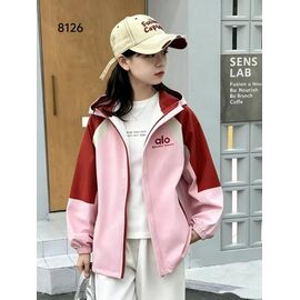 Фотография Куртка детская демисезонная на девочку 8126 pink р.8-12 "Flong" недорого оптом от прямого поставщика
