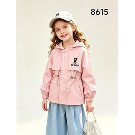 Фотография Куртка детская демисезонная на девочку 8615 pink р.6-10 "Flong" недорого оптом от прямого поставщика