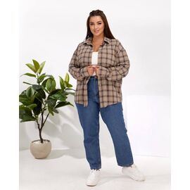 Сорочка жіноча 1152 beige р.L-XL "Lelis" недорого оптом від прямого постачальника