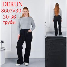 Джинси жіночі 8607 black р.30-36 "LILY" недорого оптом від прямого постачальника