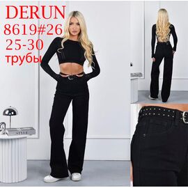 Джинси жіночі 8619 black р.25-30 "LILY" недорого оптом від прямого постачальника