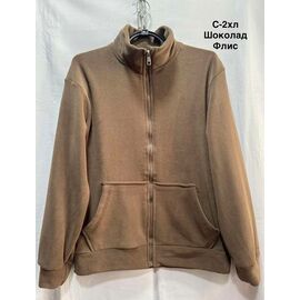 Кофта спортивна жіноча тепла 2061 brown р.44-52 "WELL" недорого оптом від прямого постачальника