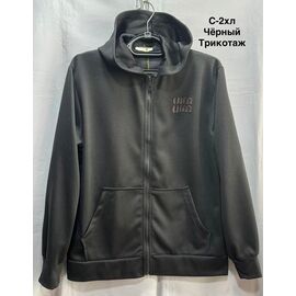 Кофта спортивна жіноча 2091 black р.44-52 "WELL" недорого оптом від прямого постачальника