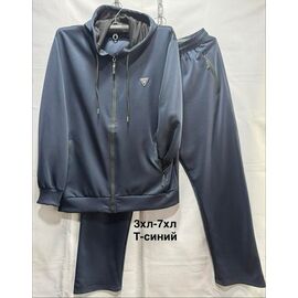 Фотография Костюм спортивный мужской 6651 navy р.3XL-7XL "WELL" недорого оптом от прямого поставщика