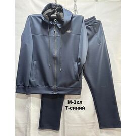 Фотография Костюм спортивный мужской 6653 navy р.M-3XL "WELL" недорого оптом от прямого поставщика