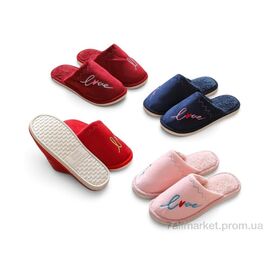Тапки жіночі для будинку Весна/осінь E15 mix (12 пар р.36-41) "Rai shoes" недорого оптом від прямого постачальника