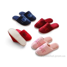Тапки жіночі для будинку Весна/осінь E13 mix (12 пар р.36-41) "Rai shoes" недорого оптом від прямого постачальника