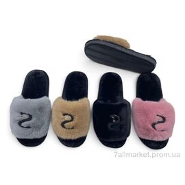 Тапки жіночі для будинку Зима WP5012 mix (12 пар р.36-41) "Rai shoes" недорого оптом від прямого постачальника