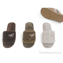 Тапки жіночі для будинку Зима WF846 mix (12 пар р.36-41) "Rai shoes" недорого оптом від прямого постачальника