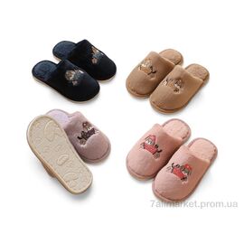 Фотография Тапки детские домашние зима HC23 mix (12 пар р.30-35) "Rai shoes" недорого оптом от прямого поставщика