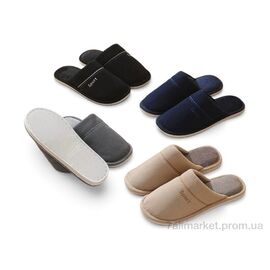 Тапки чоловічі домашні Весна/осінь D387 mix (12 пар р.41-46) "Rai shoes" недорого оптом від прямого постачальника