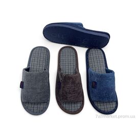 Тапки чоловічі домашні Весна/осінь WP5083 mix (12 пар р.40-45) "Rai shoes" недорого оптом від прямого постачальника