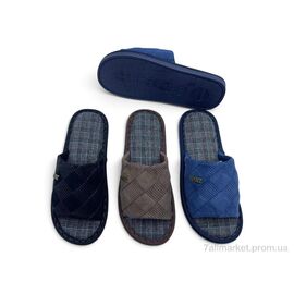 Тапки чоловічі домашні Весна/осінь WP5023 mix (12 пар р.40-45) "Rai shoes" недорого оптом від прямого постачальника