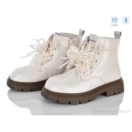 Фотография Ботинки детские удобные Весна/осень ABQ0393R beige (8 пар р.28-35) "Clibee-ShoSho" недорого оптом от прямого поставщика